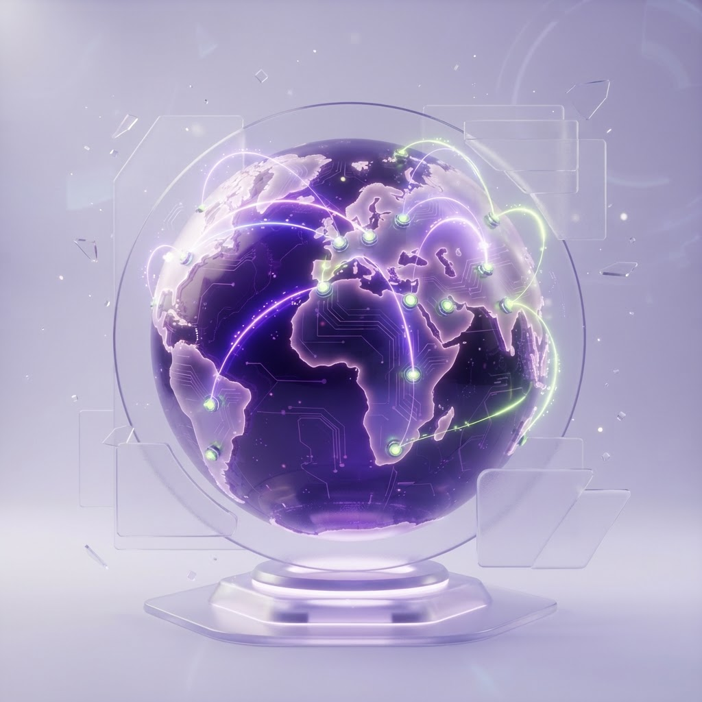 Global network delivering files from edge locations